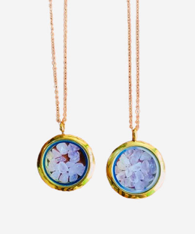 Green Aventurine Crystal Locket