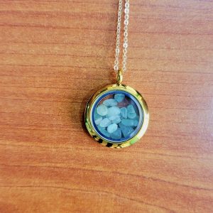 Green Aventurine Crystal Locket