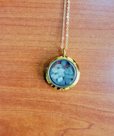 Green Aventurine Crystal Locket
