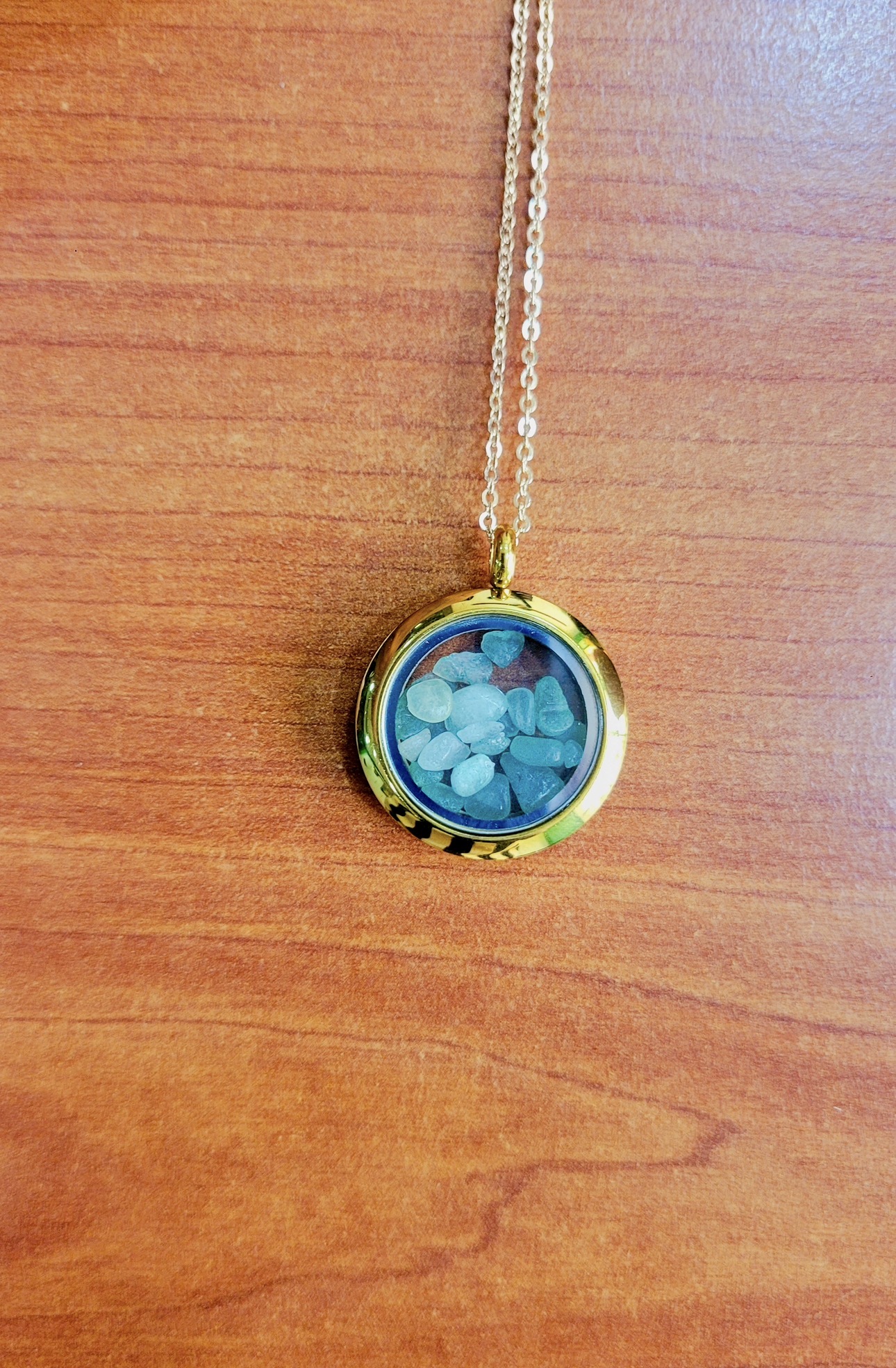 Green Aventurine Crystal Locket
