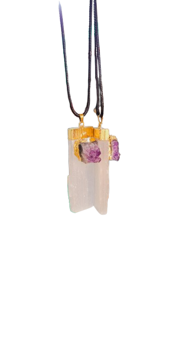 Selenite & Amethsyt Talisma - Image 2