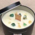 Green Aventurine - Citrine Candle