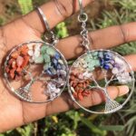 Chakra tree key chain