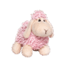 Sheep stuffed with roses