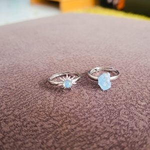 Aquamarine Rings