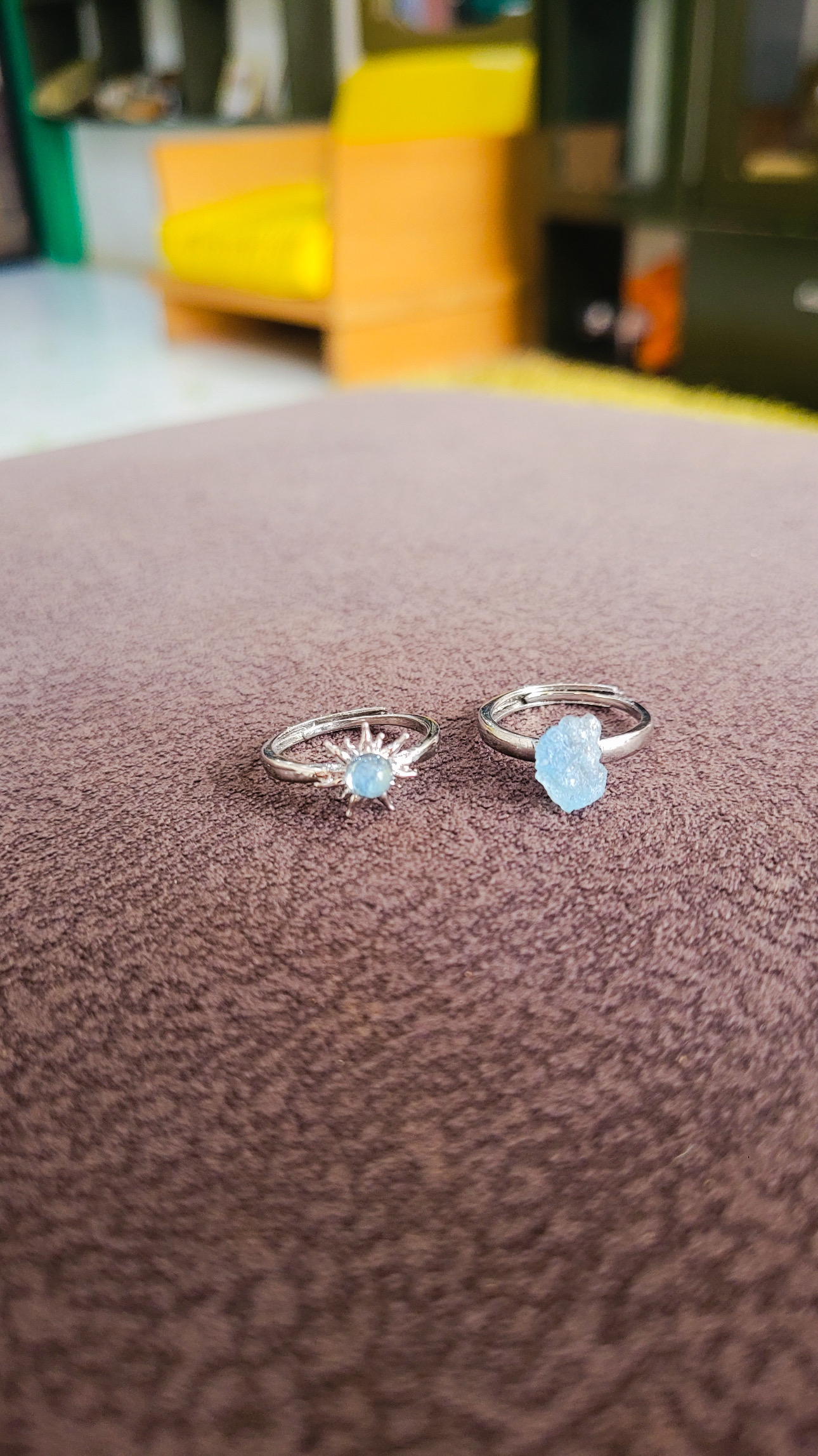 Aquamarine Rings