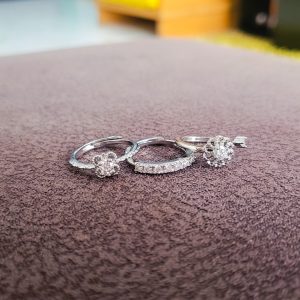 Moissanite rings