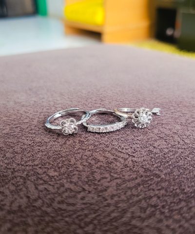Moissanite rings