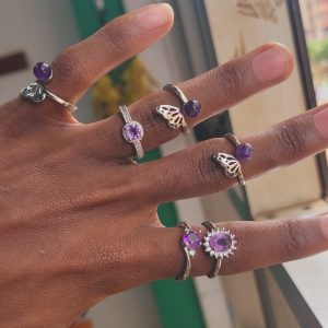 Amethyst Rings