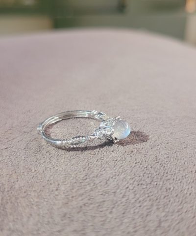 Blue Moonstone Ring
