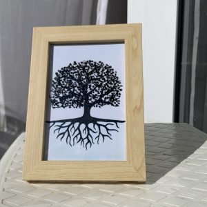 Black Obsidian Tree Portrait