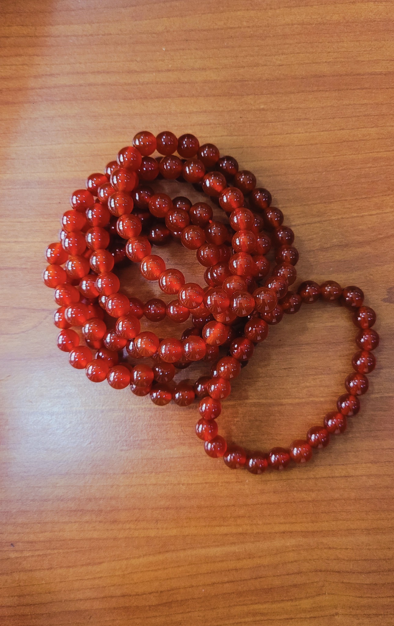 Carnelian Bracelets -8mm - Image 3