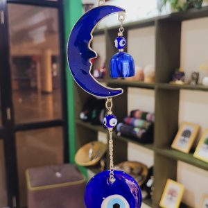 Crescent Moon Evil Eye Décor 🌙🧿