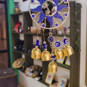 Sun & Moon Evil Eye Wind Chime ☀️🌙🧿