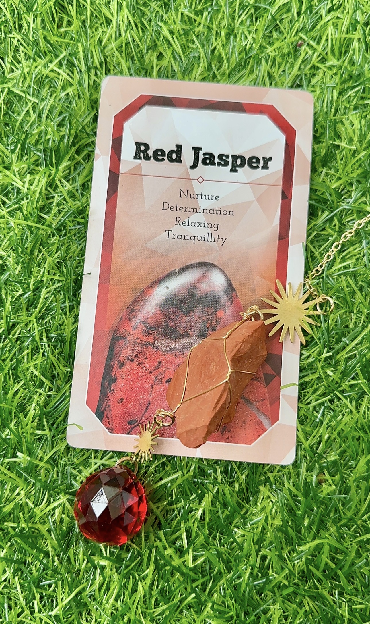 Red Jasper Suncatcher