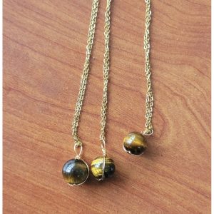 Tiger’s Eye Ball Pendant