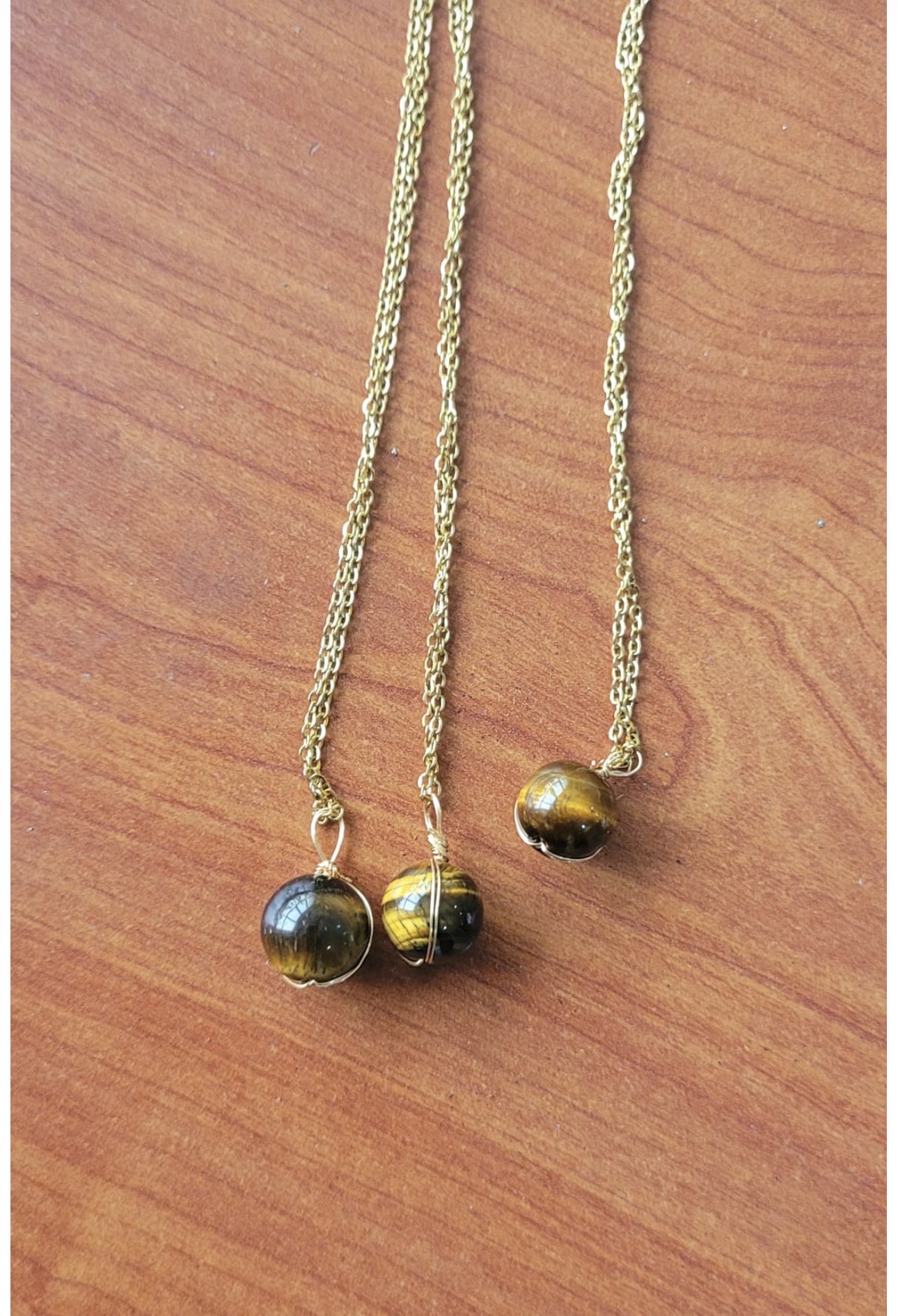 Tiger’s Eye Ball Pendant