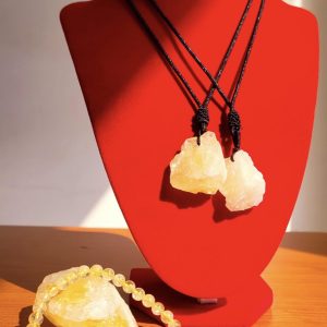 Citrine Raw stone pendant