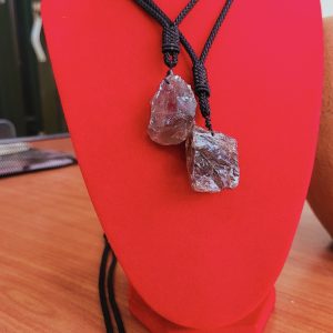 Smoky Quartz Raw Stone Pendant