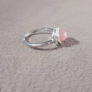 Strawberry Quartz Rings