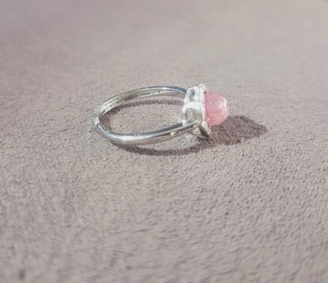 Strawberry Quartz Rings