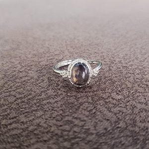 Iolite ring
