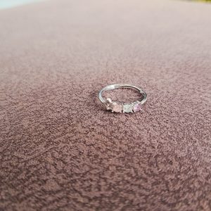 Pink Tourmaline Infinity Ring