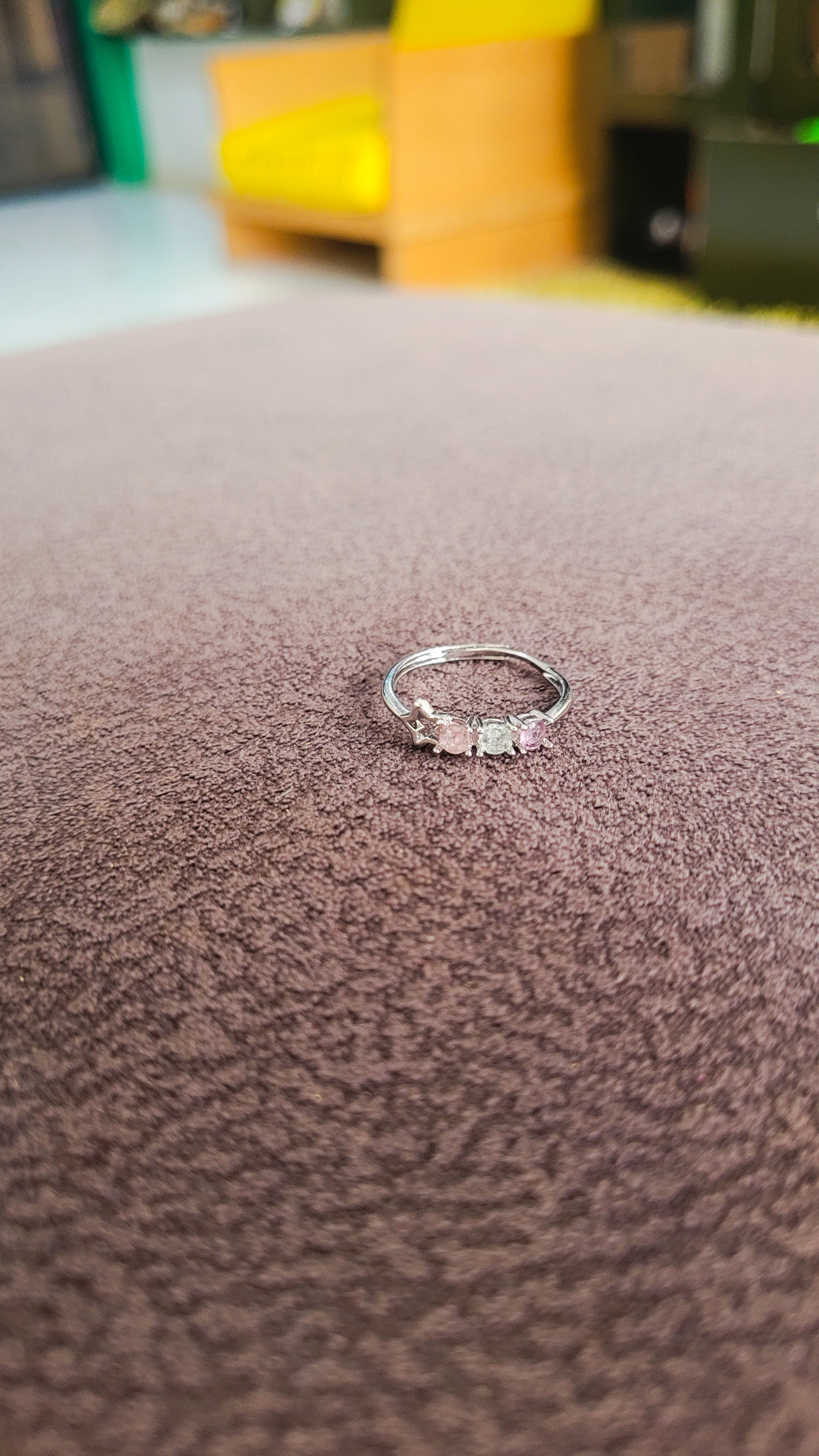 Pink Tourmaline Infinity Ring