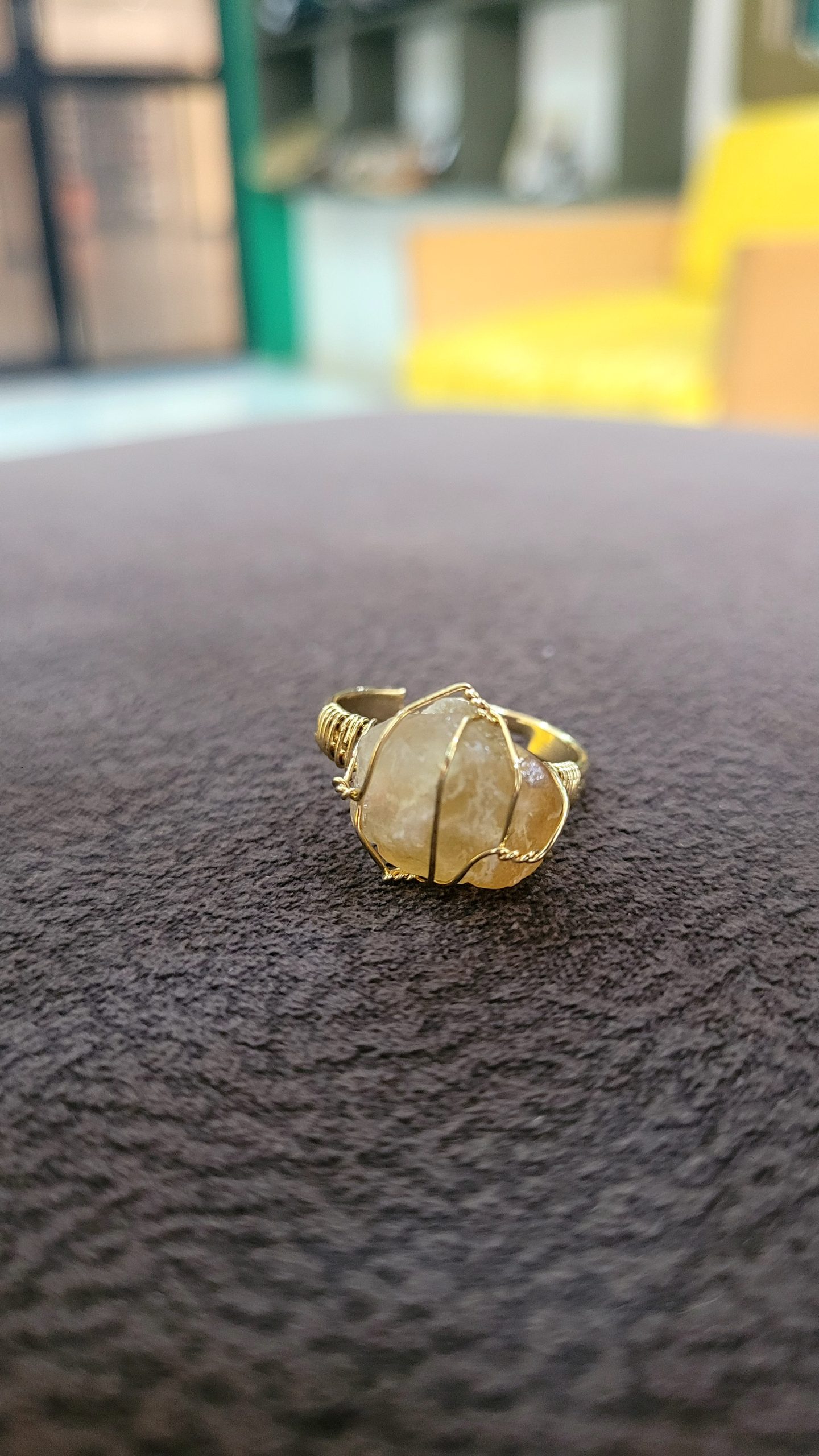 Citrine Wired Ring