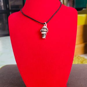Glaucophane mushroom pendant