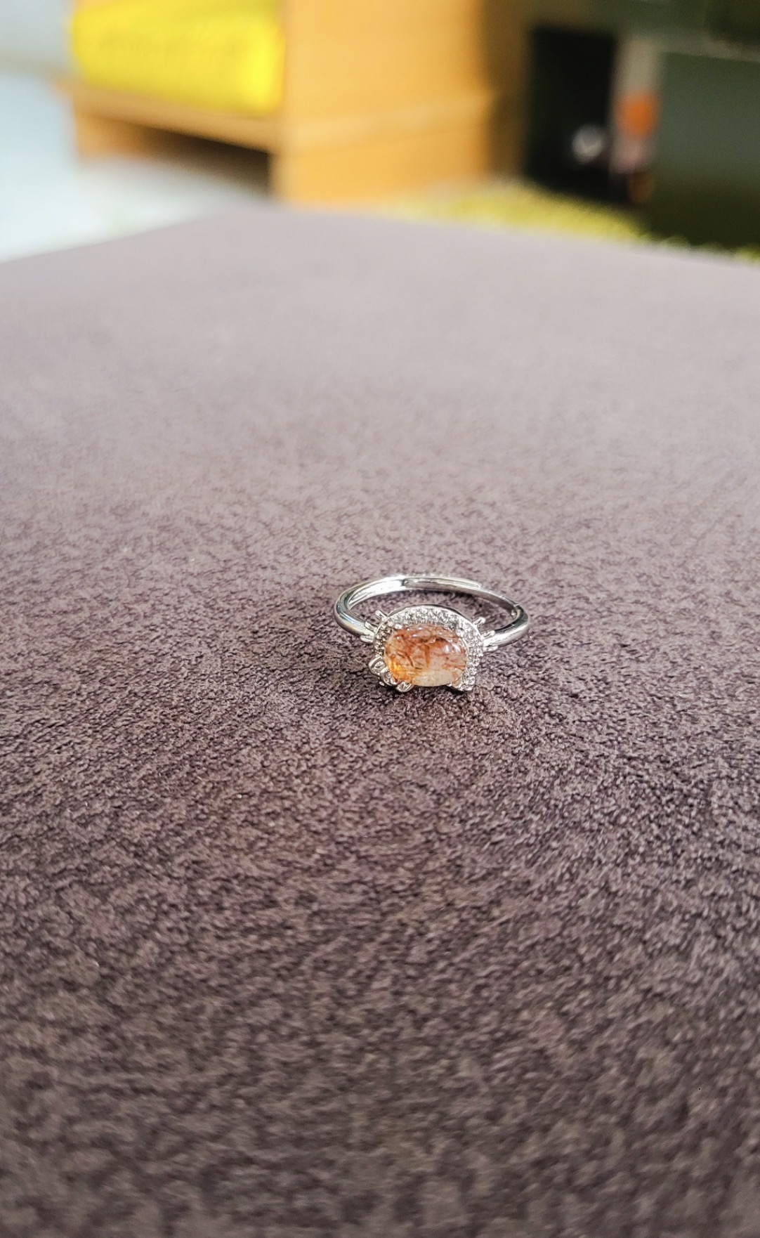Brazilian citrine ring
