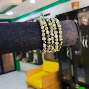 Prehnite bracelet