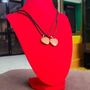 Sunstone heart pendant
