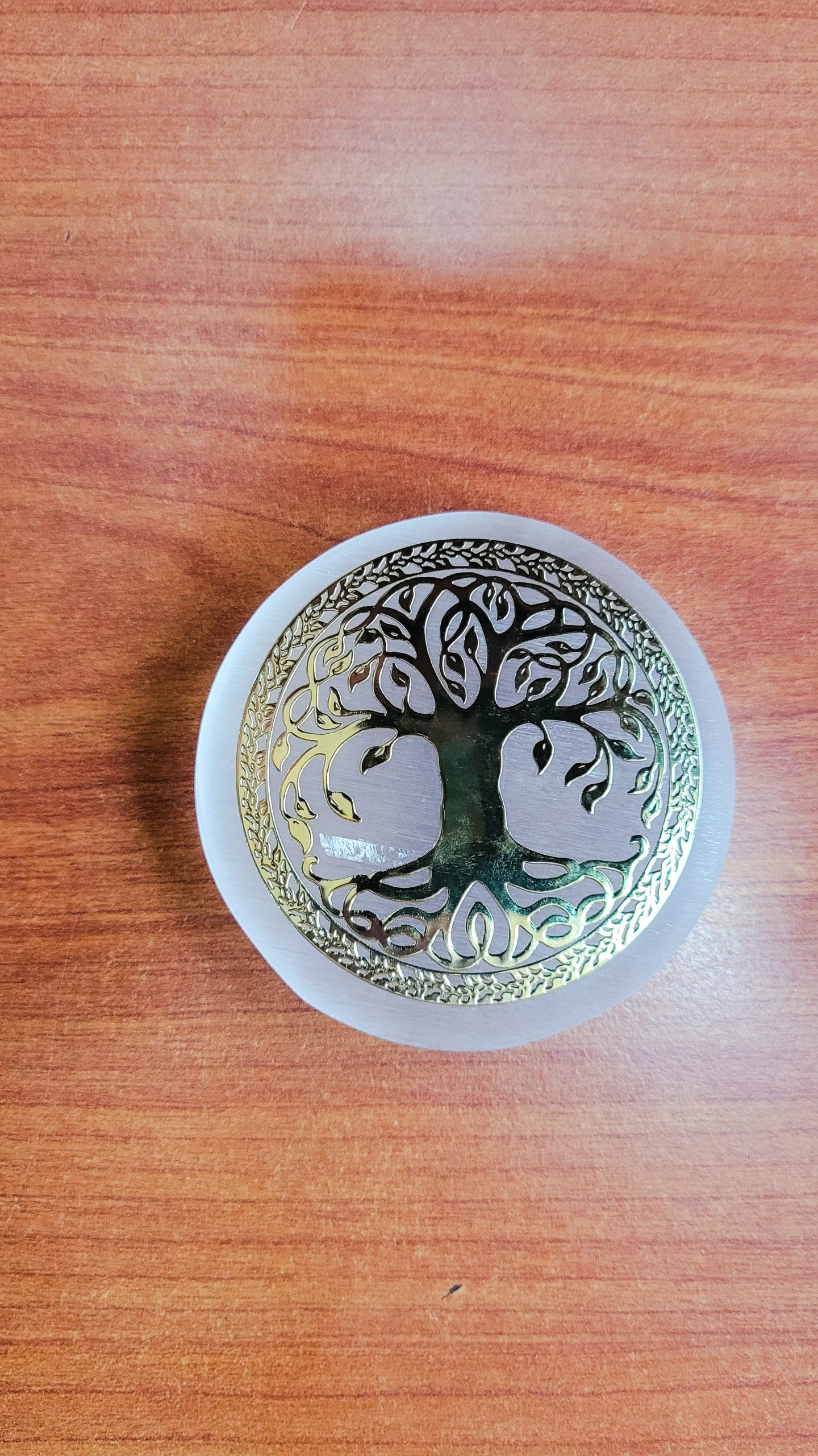 Tree of Life Selenite Charging Plate - Image 2